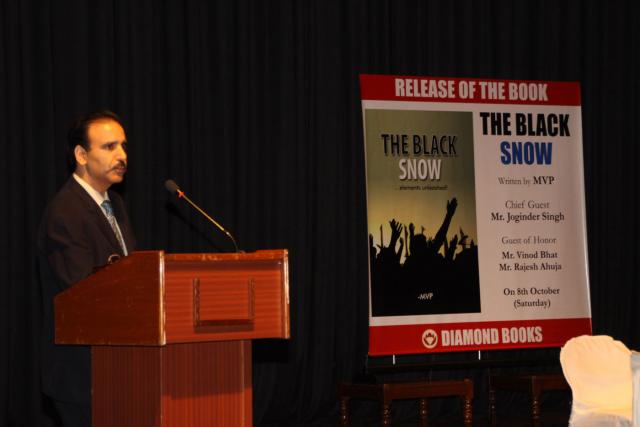 Book by MVP “THE BLACK SNOW” released on 8th October 2011 