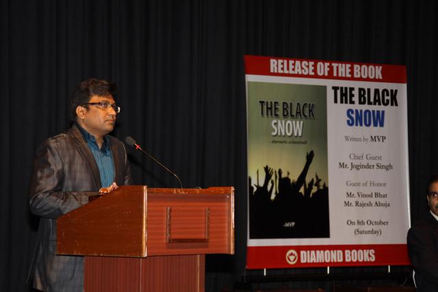 Book by MVP “THE BLACK SNOW” released on 8th October 2011 